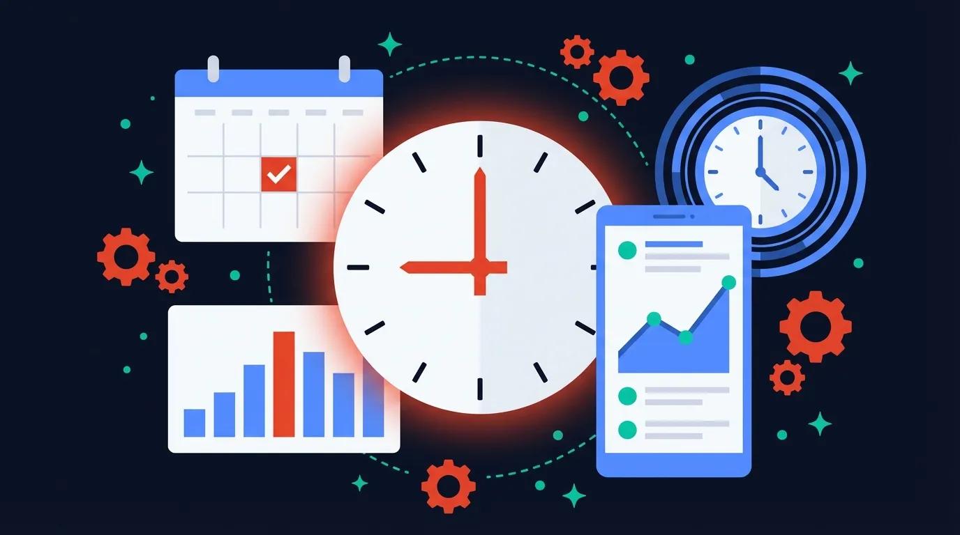 Best Time to Post on X in 2026: AI-Powered Guide — PatternMentor blog cover illustration