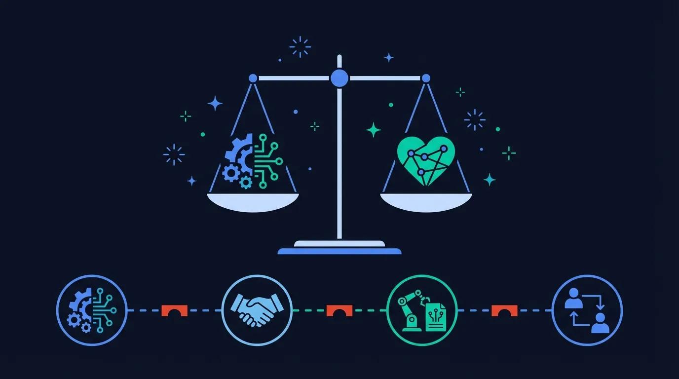 The AI-Human Hybrid Strategy: When to Automate and When to Stay Personal
