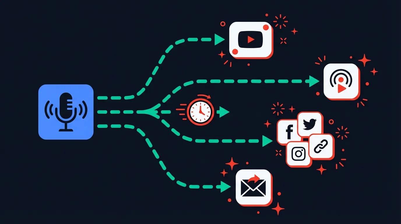 The all-in-one Repurposing System: From YouTube Upload to Multi-Platform Publishing in Under 15 Minutes